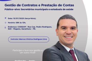 CODEAM promove workshop sobre gestão de contratos e prestação de contas na saúde