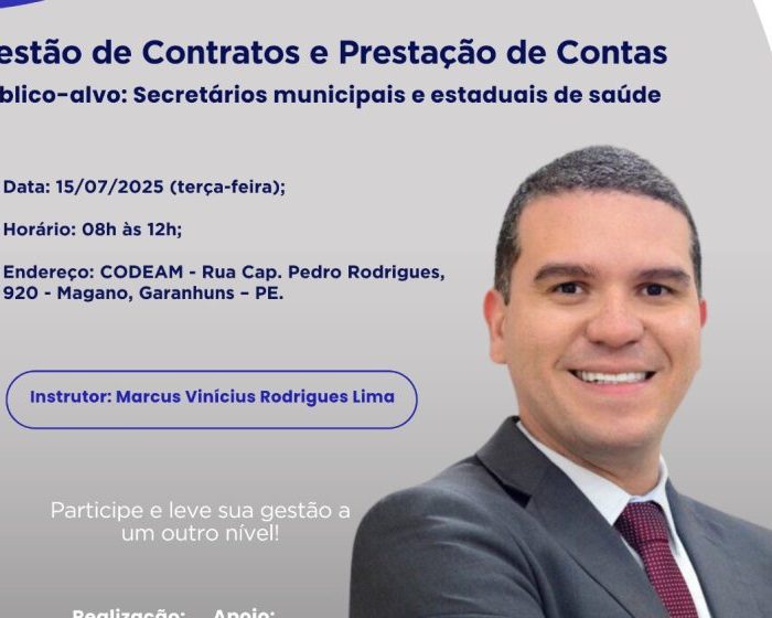 CODEAM promove workshop sobre gestão de contratos e prestação de contas na saúde